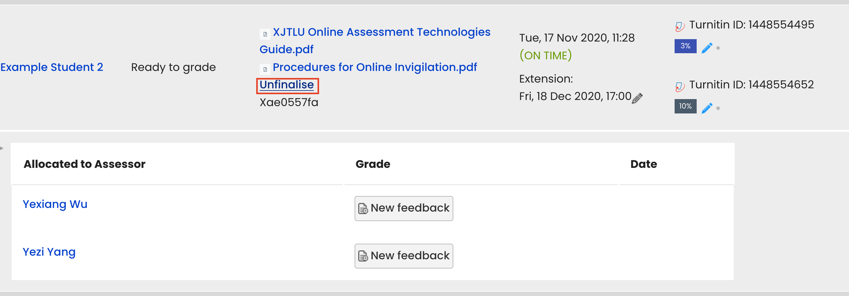 edexcel coursework submission deadline