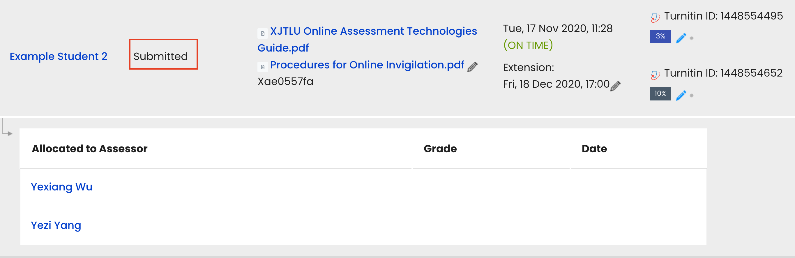 edexcel coursework submission deadline